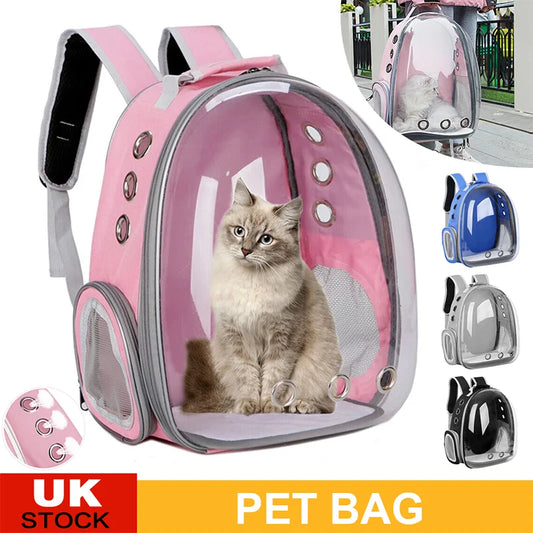 Space Capsule Cat Backpack Carrier — Breathable, Bubble Window, Travel Bags, 4-Colours