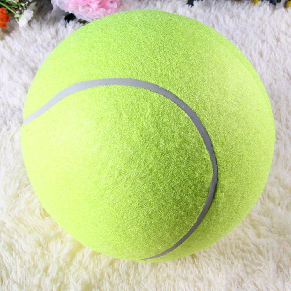 9.5 Inches Dog Tennis Ball Giant Pet Toy Tennis Ball Dog Chew Toy Signature Mega Jumbo Kids Toy Ball For Pet Supplies