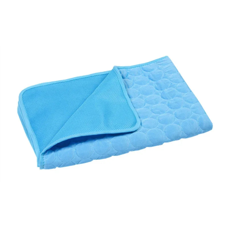 Summer Cat Puppy Cooling Mats Mesh Breathable Pet Blanket for Cats Animals Kitten Bed Pets Supplies Chat Accessoires Pour Chats