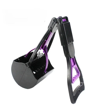 Foldable Pet Pooper Scooper Long Handle Dog Poop Scoop Clip Shovel Easy Pick Up Animal Feces Picker Pet Outdoor Cleaning Tools