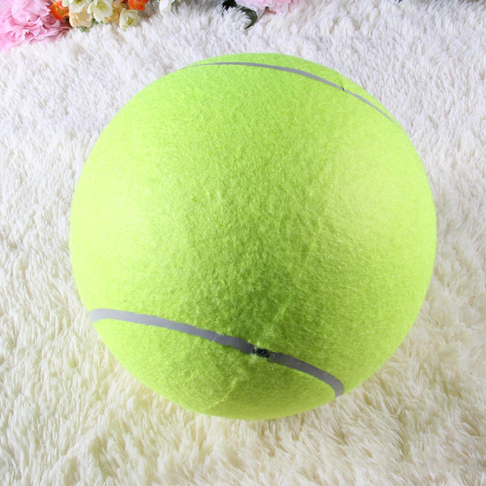 9.5 Inches Dog Tennis Ball Giant Pet Toy Tennis Ball Dog Chew Toy Signature Mega Jumbo Kids Toy Ball For Pet Supplies