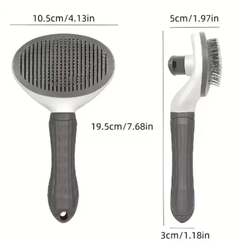 New Pet Dog Brush Cat Comb Self Cleaning Pet Hair Remover Brush For Dogs Cats Grooming Tools Pets Dematting Comb Dogs Accessory
