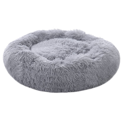 Voltsify 70CM Donut-Shaped Plush Pet Cuddler Bed Machine Washable Anti-Slip for Dog&Cat House Winter Warm Sleeping