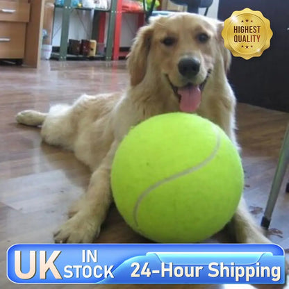 9.5 Inches Dog Tennis Ball Giant Pet Toy Tennis Ball Dog Chew Toy Signature Mega Jumbo Kids Toy Ball For Pet Supplies