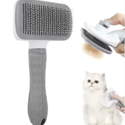 New Pet Dog Brush Cat Comb Self Cleaning Pet Hair Remover Brush For Dogs Cats Grooming Tools Pets Dematting Comb Dogs Accessory