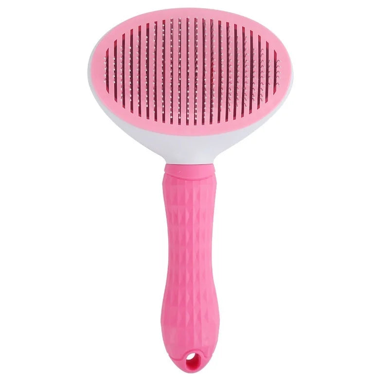 New Pet Dog Brush Cat Comb Self Cleaning Pet Hair Remover Brush For Dogs Cats Grooming Tools Pets Dematting Comb Dogs Accessory