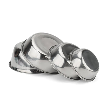 Dog Bowl Stainless Steel Pet Feeding Bowl Cat Food Drinking Feeder Bowl Durable Cheap For Small Medium Big Dogs