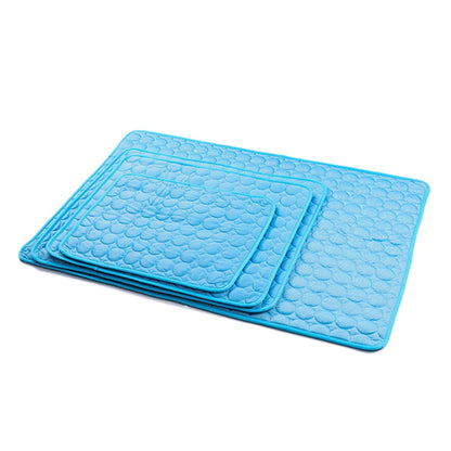 Summer Cat Puppy Cooling Mats Mesh Breathable Pet Blanket for Cats Animals Kitten Bed Pets Supplies Chat Accessoires Pour Chats