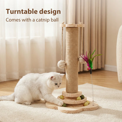 Multi-level cat climbing tower, 40/80/150 cm cat tree and climbing tower, featuring scratching panels, a felt cave and a resting area; indoor/outdoor activity centre for cats