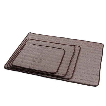 Summer Cat Puppy Cooling Mats Mesh Breathable Pet Blanket for Cats Animals Kitten Bed Pets Supplies Chat Accessoires Pour Chats