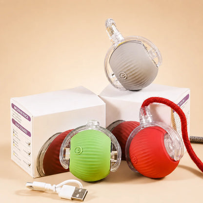 New Dog Interactive Ball Toy,Automatic Rolling Dog Ball Rechargeable,Smart Puppy Interactive Toy,Intelligent Balls Toy for Dogs