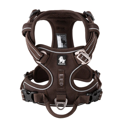 Truelove No Pull Dog Harness Reflective Breathable Adjustable Training Vest for Small Medium Large Dogs Night Walking TLH5657