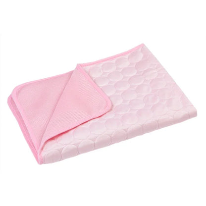 Summer Cat Puppy Cooling Mats Mesh Breathable Pet Blanket for Cats Animals Kitten Bed Pets Supplies Chat Accessoires Pour Chats