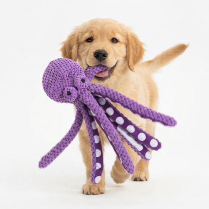 Scented Octopus Dog Chew Toy bite resistant dog toy