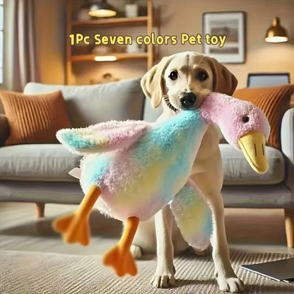 50cm Cute Energy Release Duck Dogs Toy Goose Dolls Soft Pet Companion Toy Colorful Cartoon Cats Toy