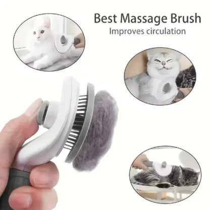 New Pet Dog Brush Cat Comb Self Cleaning Pet Hair Remover Brush For Dogs Cats Grooming Tools Pets Dematting Comb Dogs Accessory