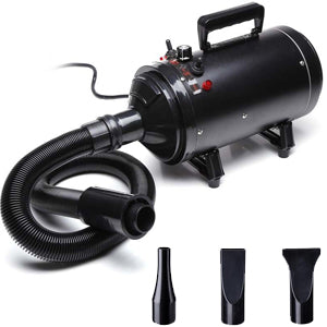 VickyHome Motorcycle Car Bike Vechicle Power Dryer, Portable Blower & Blaster Pet Dog Grooming Dryer- Dry and Dust