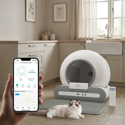 self cleaning automatic cat litter box 2026 app control WiFi automatic UK