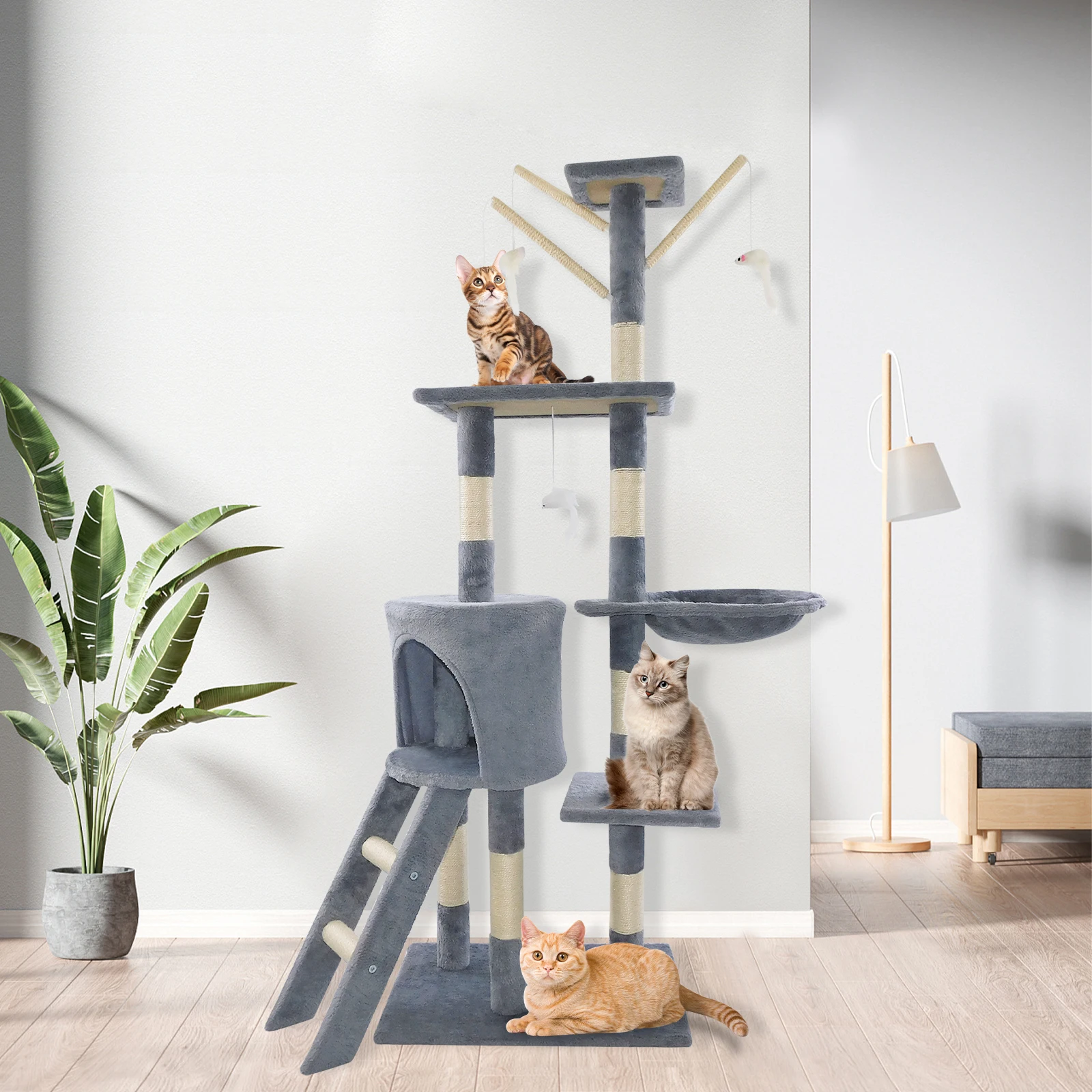 kf S03b633de969b46d48dbb67430bd944f6M Cat Litter Boxes, Dog Collars, Automatic Pet Feeder, Cat toys, Indestructible Dog Toys, Outdoor Cat House ,Dog House and many more — Fast delivery at door step