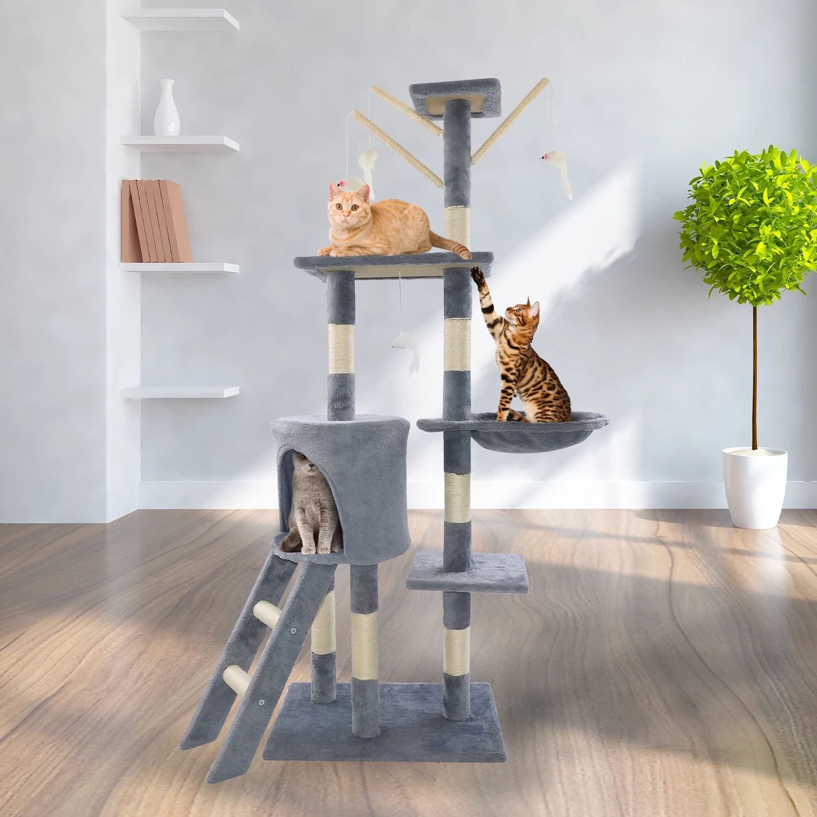 kf S08ec05477aaf44b09ffffbeb575ddf26p Cat Litter Boxes, Dog Collars, Automatic Pet Feeder, Cat toys, Indestructible Dog Toys, Outdoor Cat House ,Dog House and many more — Fast delivery at door step