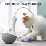 kf-S1cb5a15804d144fd870af7be414a2e79k DOEL Cat Interactive Toys Funny Feather Kitten Teaser Indoor Play Automatic Toy Gift Cat Feather Toy