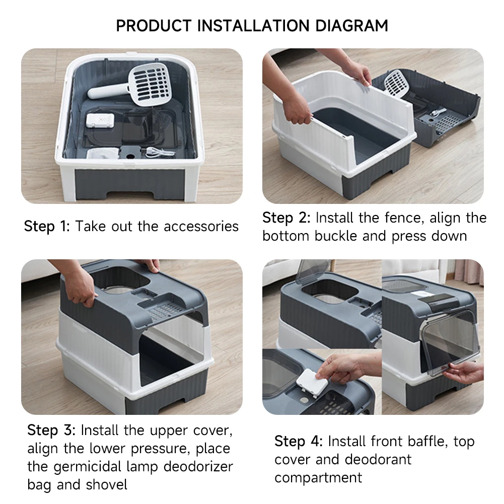 kf S8a964ab614114a9b986156232ba5e9d5E Cat Litter Boxes, Dog Collars, Automatic Pet Feeder, Cat toys, Indestructible Dog Toys, Outdoor Cat House ,Dog House and many more — Fast delivery at door step