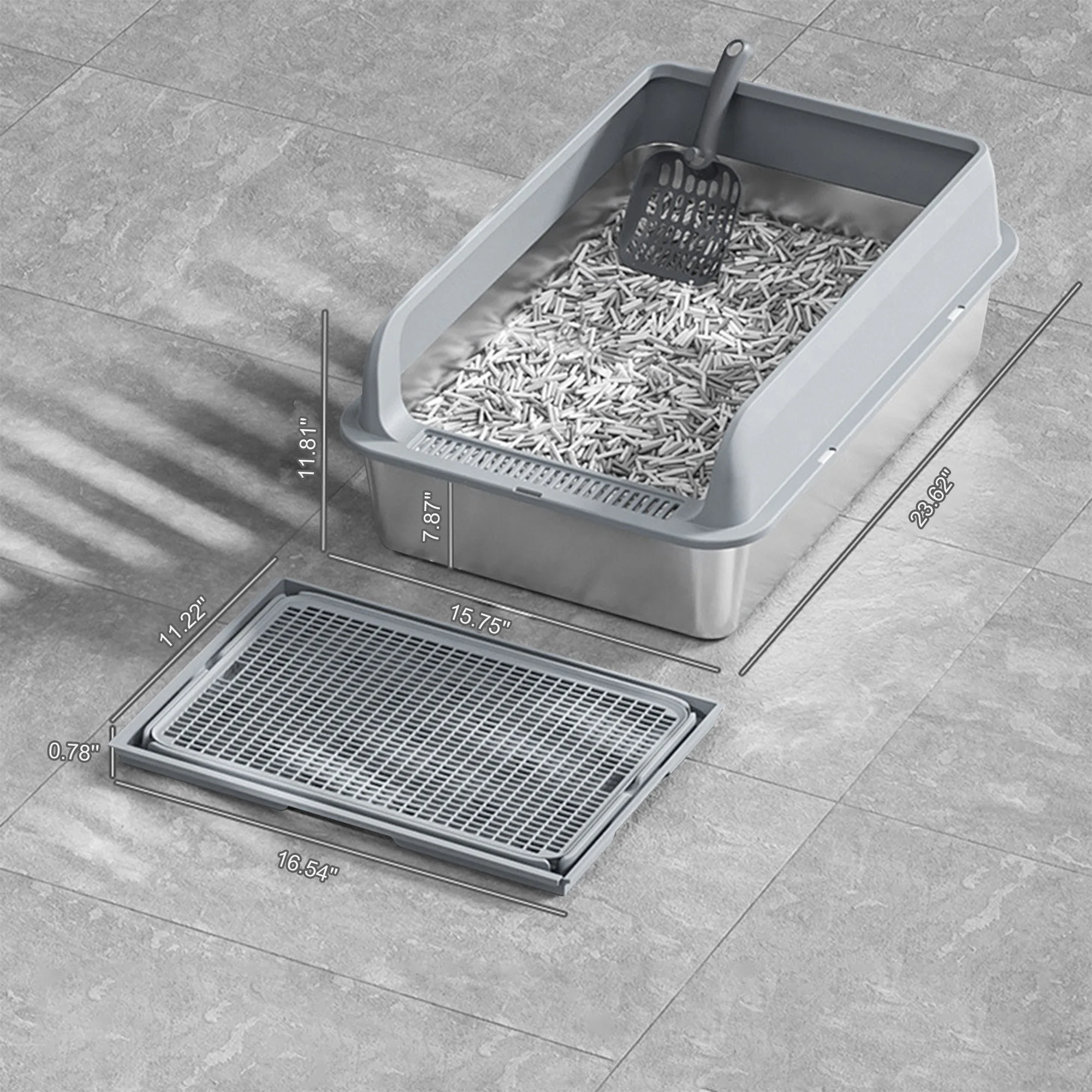 kf Sc49a39186f844ed9b1288cea1f03431bB Cat Litter Boxes, Dog Collars, Automatic Pet Feeder, Cat toys, Indestructible Dog Toys, Outdoor Cat House ,Dog House and many more — Fast delivery at door step