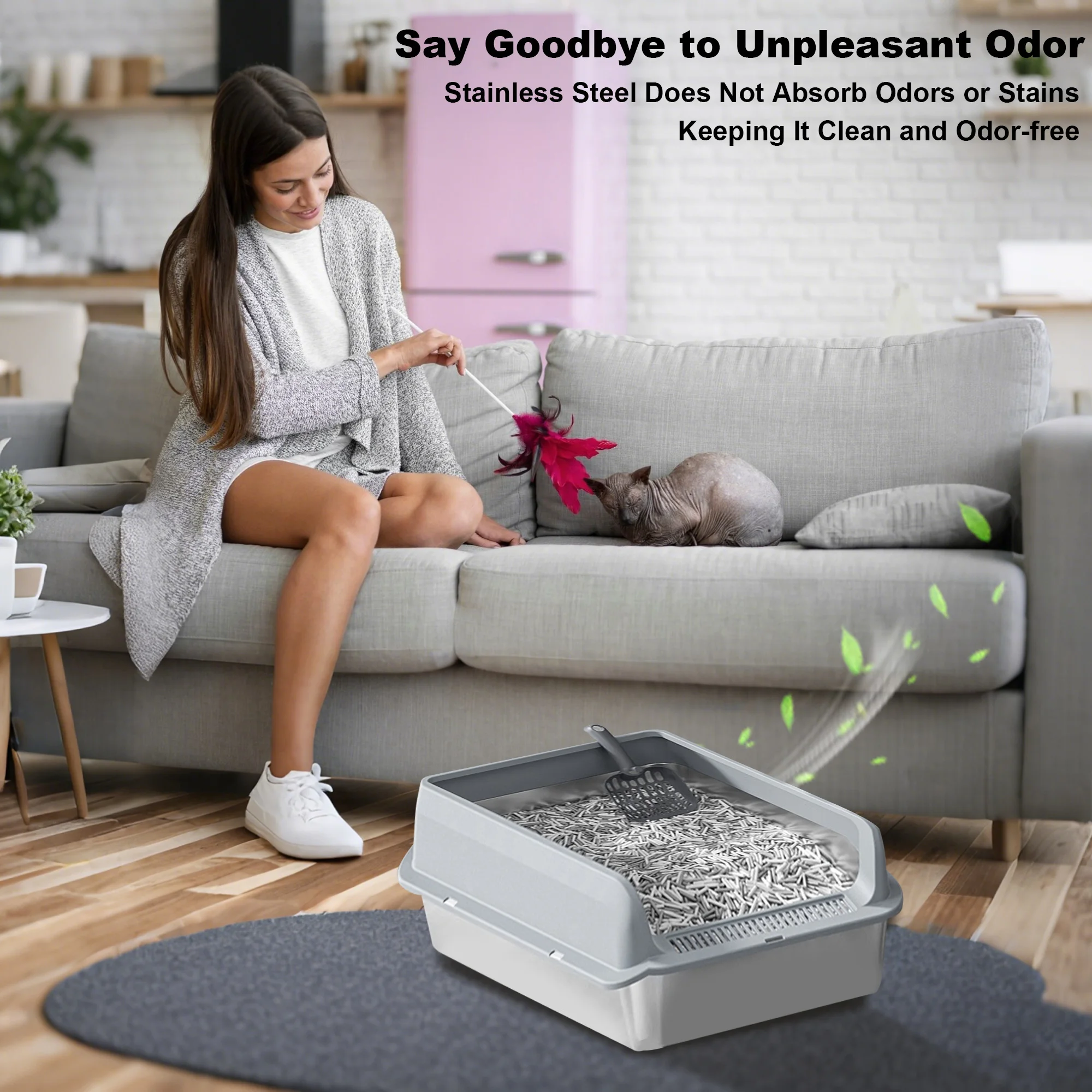 kf Se379b1365e914b10872453a31eb54cb9T Cat Litter Boxes, Dog Collars, Automatic Pet Feeder, Cat toys, Indestructible Dog Toys, Outdoor Cat House ,Dog House and many more — Fast delivery at door step