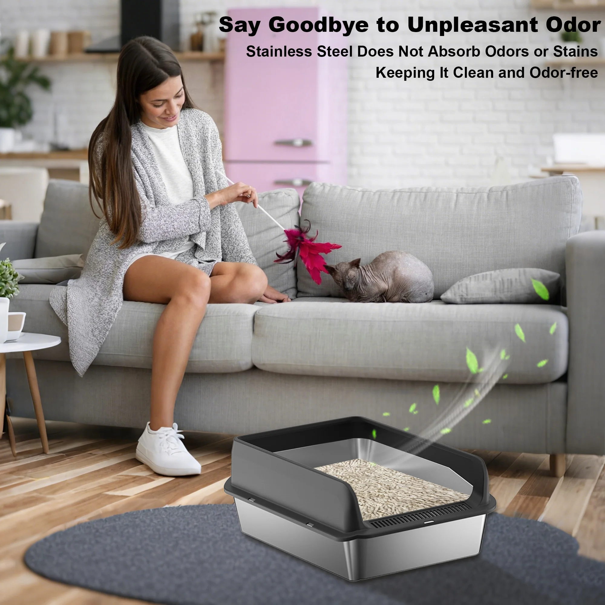 kf Sf277ec5348cf4f8e862fd3e37b5b4f33y Cat Litter Boxes, Dog Collars, Automatic Pet Feeder, Cat toys, Indestructible Dog Toys, Outdoor Cat House ,Dog House and many more — Fast delivery at door step