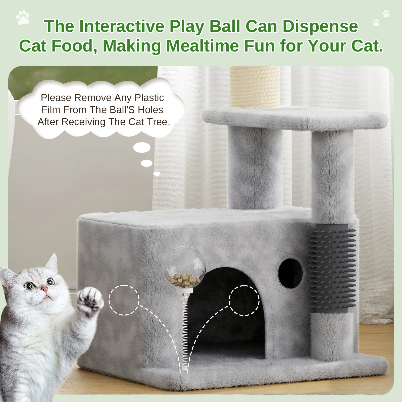 kf S0c287b7cef8640e6a6870584066ece51U Cat Litter Boxes, Dog Collars, Automatic Pet Feeder, Cat toys, Indestructible Dog Toys, Outdoor Cat House ,Dog House and many more — Fast delivery at door step