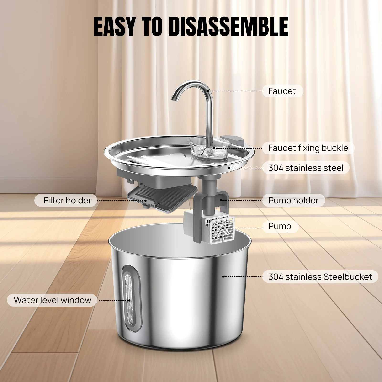 kf S42df67435e7840b392ef973bdb9c6672g Cat Litter Boxes, Dog Collars, Automatic Pet Feeder, Cat toys, Indestructible Dog Toys, Outdoor Cat House ,Dog House and many more — Fast delivery at door step