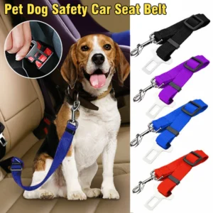 kf-S5431f49074ee4e1bb18e1cdb78ca03c84 Dog Pet Safety Seat belt Clip for Car Vehicle Seatbelt Adjustable HarnessLead