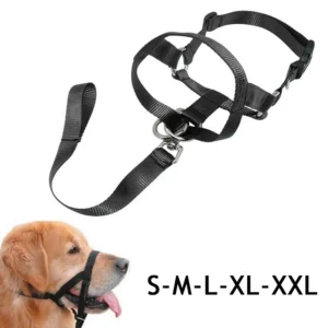 S-XXL Dog Halter Halti Training Head Collar Gentle Leader Harness Nylon Collars