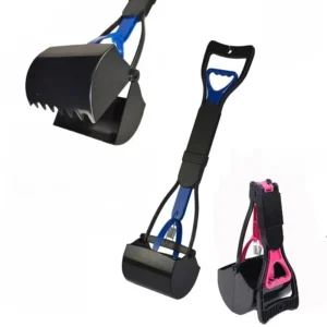 Foldable Pet Pooper Scooper Long Handle Dog Poop Scoop Clip Shovel Easy Pick Up Animal Feces Picker Pet Outdoor Cleaning Tools