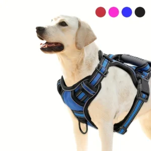 No-Pull Dog Harness, Breathable And Reflective Vest with Handle for Small And Large Dogs, Ideal for Outdoor Walking And Training